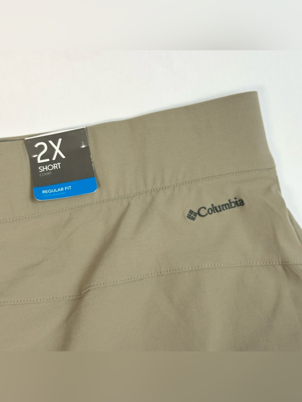 Columbia 2X Women’s Khaki Omni-Shade Anytime Casual Shorts - Picture 8 of 12
